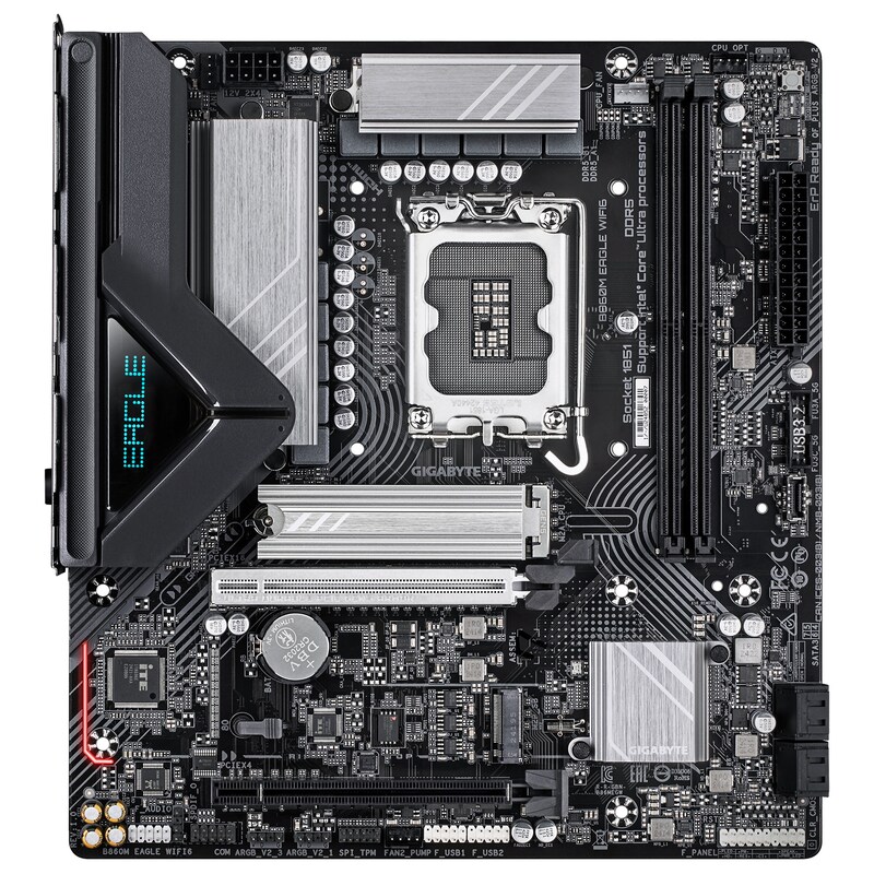 GIGABYTE B860M EAGLE mATX Mainboard Sockel 1851 DP/HDMI