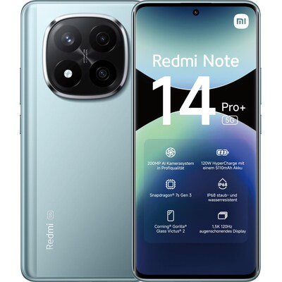 Xiaomi Redmi Note 14 Pro Plus 5G 8/256GB Dual-SIM Smartphone frost blue