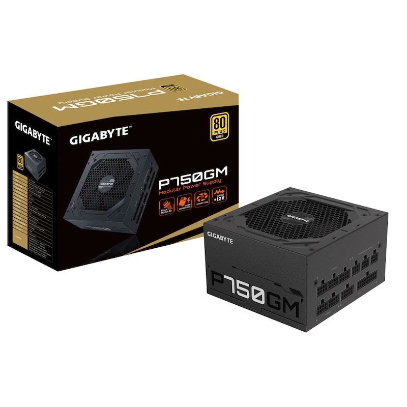 TT Modular günstig Kaufen-GIGABYTE P750GM 750 Watt ATX Netzteil 80+ Gold voll modular. GIGABYTE P750GM 750 Watt ATX Netzteil 80+ Gold voll modular <![CDATA[• 750 Watt Netzteil mit 80+ Gold Zertifizierung • Voll modular • 120mm Hydraulic Bearing Lüfter • OCP, OTP, OVP, OPP, UVP und