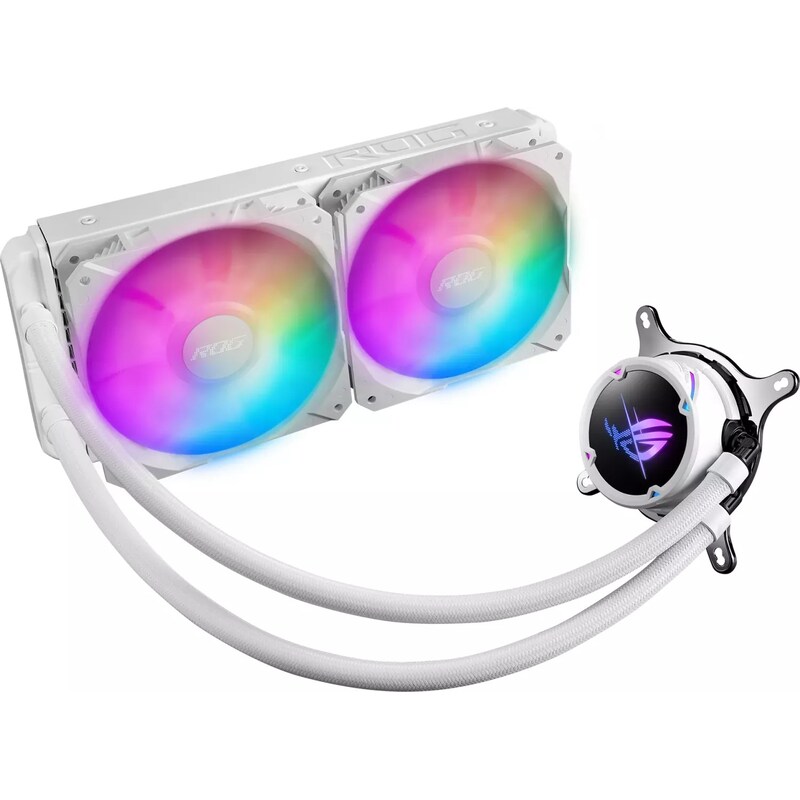 Strix ARGB günstig Kaufen-ASUS ROG Strix LC II 240 ARGB White Komplettwasserkühlung für AMD AM5. ASUS ROG Strix LC II 240 ARGB White Komplettwasserkühlung für AMD AM5 <![CDATA[• Komplettwasserkühlung mit 120 mm Radiator • Intel 1700, 1200, AMD AM5, AM4, TR4 • A