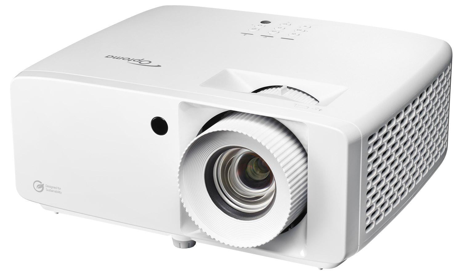 Optoma UHZ35ST DLP 4K UHD Laser Heimkino Projektor 3500 Lumen 2xHDMI/USB/LAN Weiß