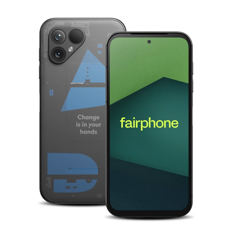 Fairphone 5 5G Dual-SIM 8GB/256GB transparent Android 14 Smartphone