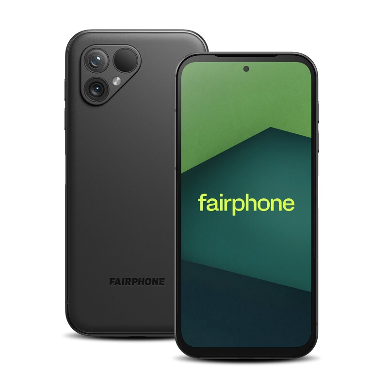 Fairphone 5 Dual-SIM 6GB/128GB matt black Android 14 Smartphone