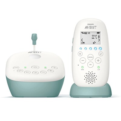 Philips Avent SCD731/26 DECT-Babyphone mit Schlafliedern, Temperatursensor