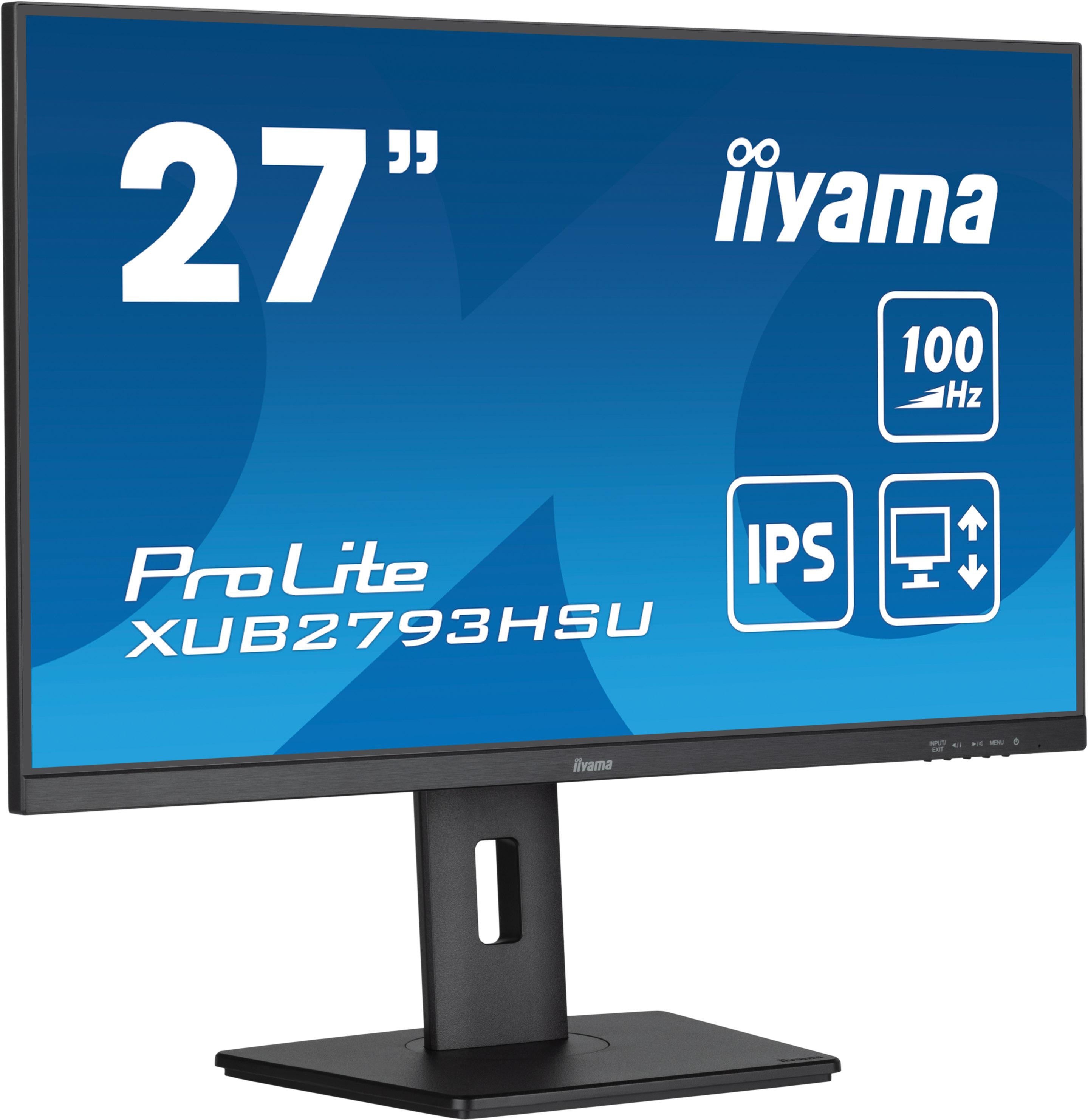 iiyama ProLite XUB2793HSU-B7 27 Zoll Full HD IPS Panel 16:9 100 Hz Monitor