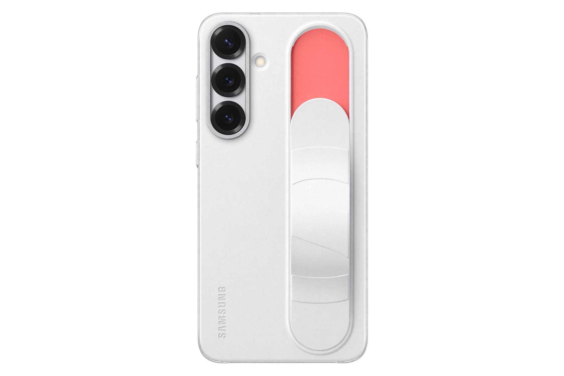 Samsung Standing Grip Case für Galaxy S25+ weiß