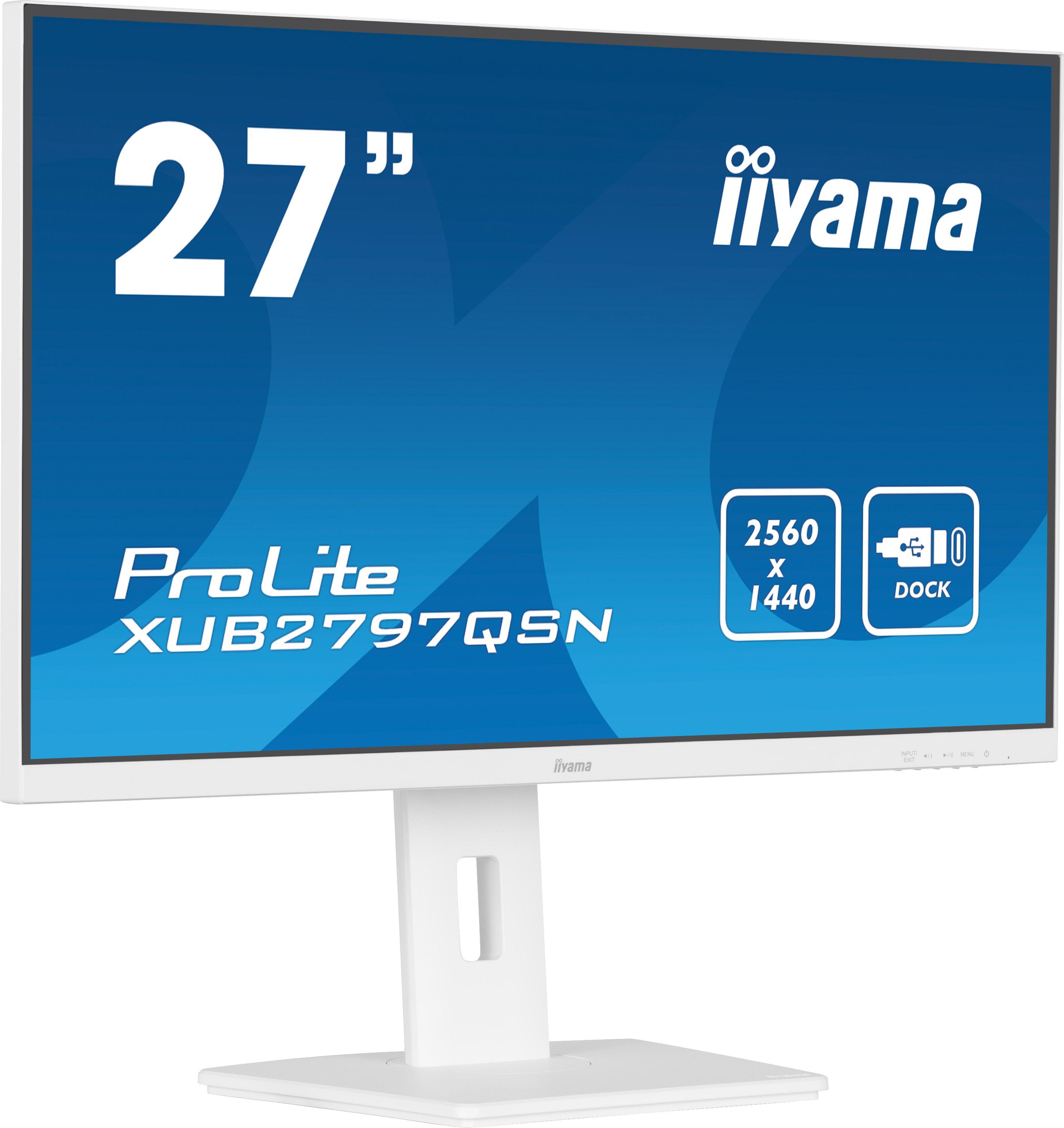 iiyama ProLite XUB2797QSN-W2 27 Zoll WQHD IPS Panel 16:9 100 Hz Monitor