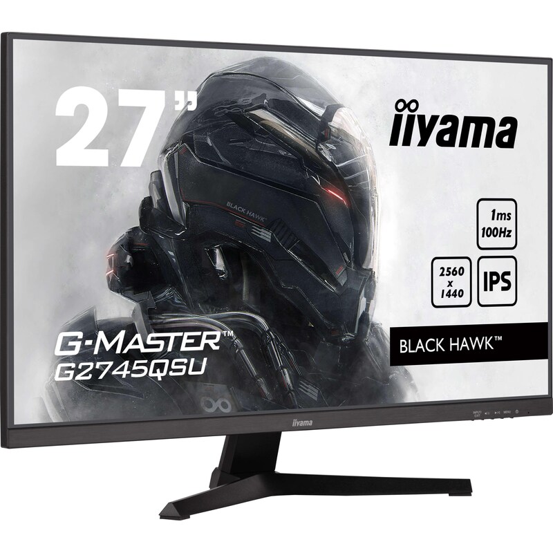 MiniDP/HDMI günstig Kaufen-iiyama G-Master Black Hawk G2745QSU-B2 68,6cm (27") QHD IPS Gaming Monitor 16:9 DP/HDMI/USB 100Hz 1ms Sync. iiyama G-Master Black Hawk G2745QSU-B2 68,6cm (27") QHD IPS Gaming Monitor 16:9 DP/HDMI/USB 100Hz 1ms Sync <![CDATA[• Energieeffizienzklass
