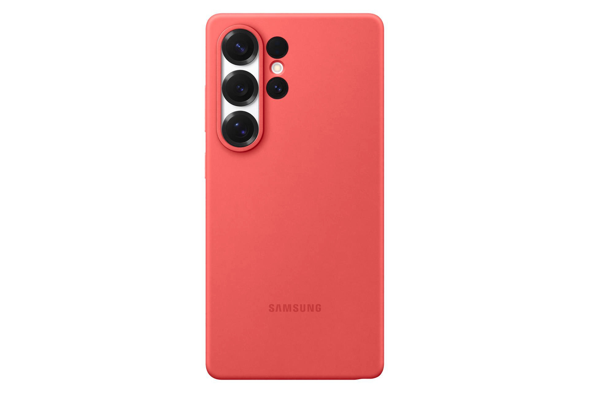 Samsung Silicone Case für Galaxy S25 Ultra rot