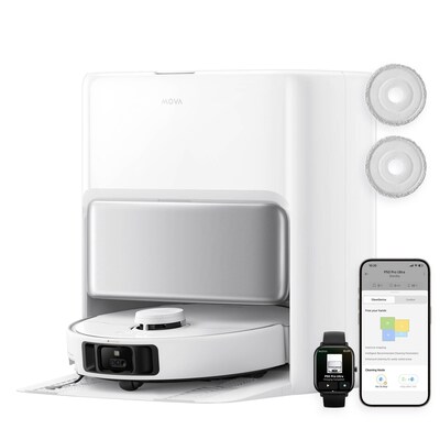 Mova P50 Pro Ultra Saugroboter mit Wischfunktion 19.000 Pa, Vollautomatische Basisstation