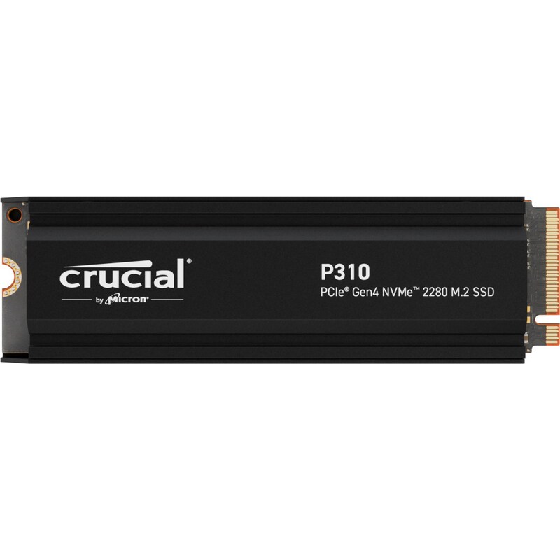 Flummi,100 günstig Kaufen-Crucial P310 2TB PCIe Gen4 2280 NVMe M.2 SSD mit Kühlkörper. Crucial P310 2TB PCIe Gen4 2280 NVMe M.2 SSD mit Kühlkörper <![CDATA[• 2.048 TB - 9.7 mm Bauhöhe • Schreibgeschwindigkeit: 6000 MB/s: Lesegeschwindigkeit: 7.100 MB/s • Betrie
