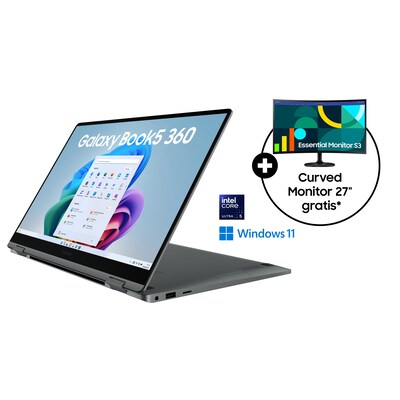 SAMSUNG Galaxy Book5 360 15" AMOLED Ultra 5 226V 16GB/512GB SSD Win11 Copilot+PC