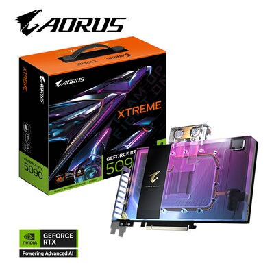 Gigabyte  AORUS GeForce RTX 5090 XTREME WATERFORCE WB 32G Grafikkarte HDMI/DP | 04719331355944