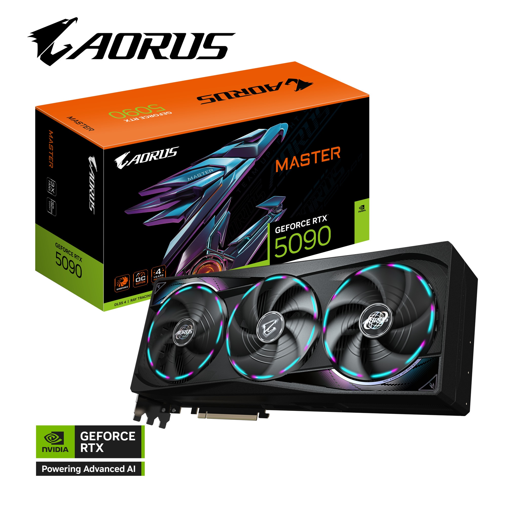 GIGABYTE AORUS GeForce RTX 5090 MASTER 32G Grafikkarte HDMI/DP