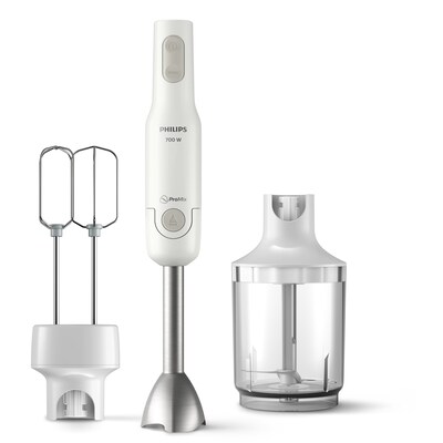 Philips HR2546/00 Daily Collection ProMix Stabmixer, weiß 700W mit Quirl