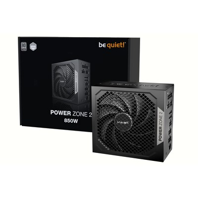 be quiet!  Power Zone 2 850 Watt Netzteil 80+ ATX 3.1 PCIe 5.1 modular | 04260052191378