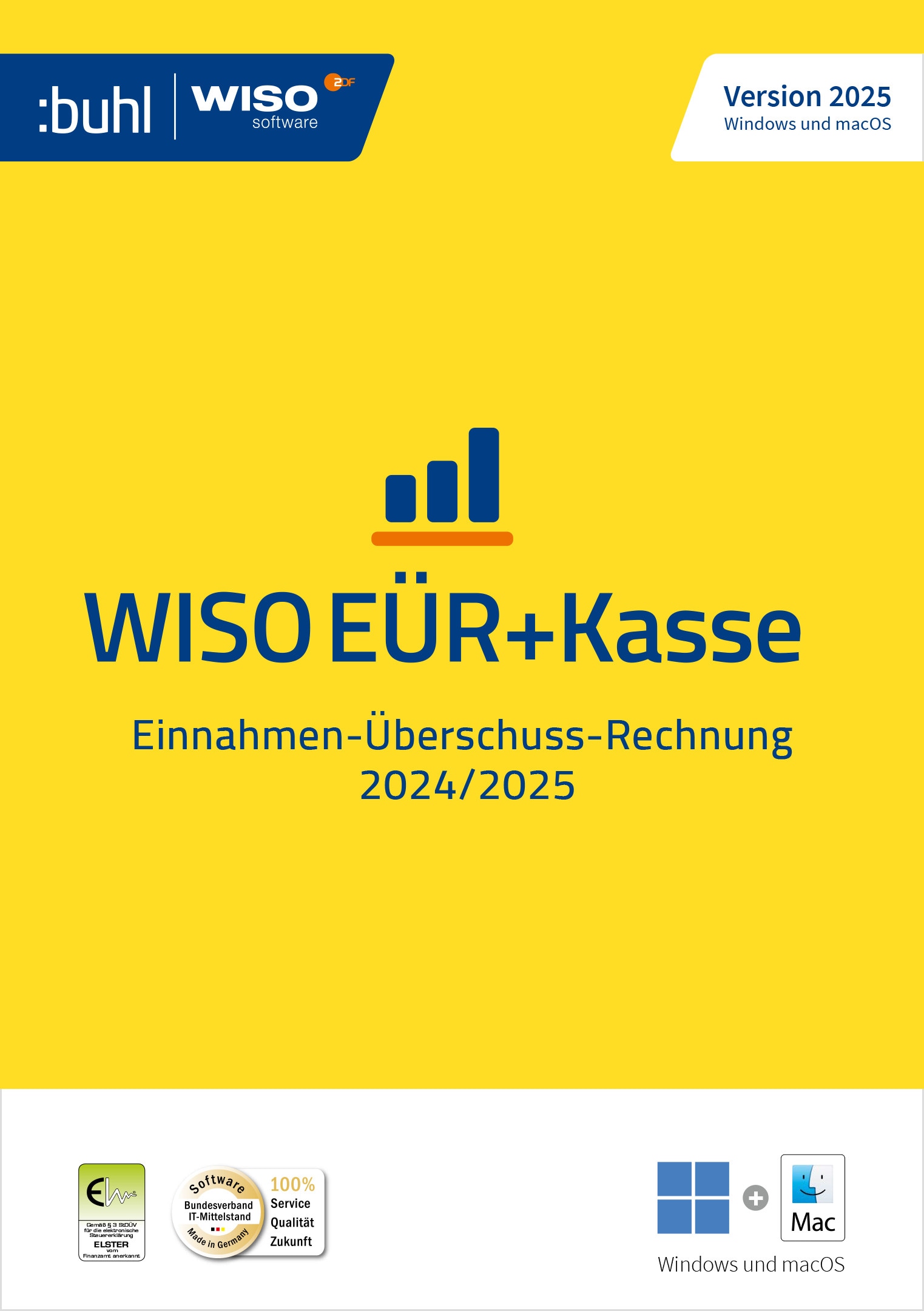 Buhl Data WISO EÜr+Kasse 2025 PC und Mac | Download & Produktschlüssel