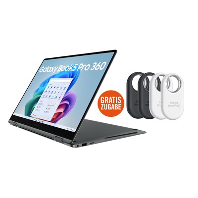 Samsung  Galaxy Book5 Pro 360 16″ AMOLED Ultra 7 256V 16/512GB SSD Win11 Copilot+PC + 4x SmartTag2 | 08806095790572