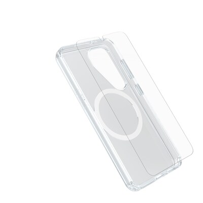 OtterBox Symmetry Clear Magnets Case + Premium Glass für Samsung Galaxy S25 clear