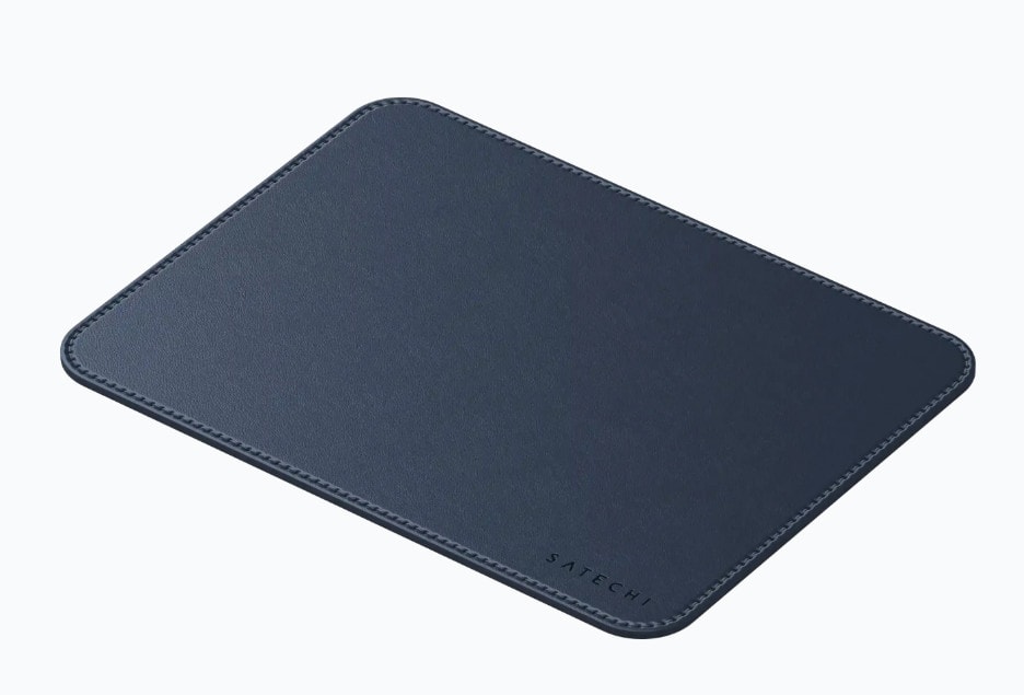 Satechi Vegan-Leather Premium Mouse Pad Blau