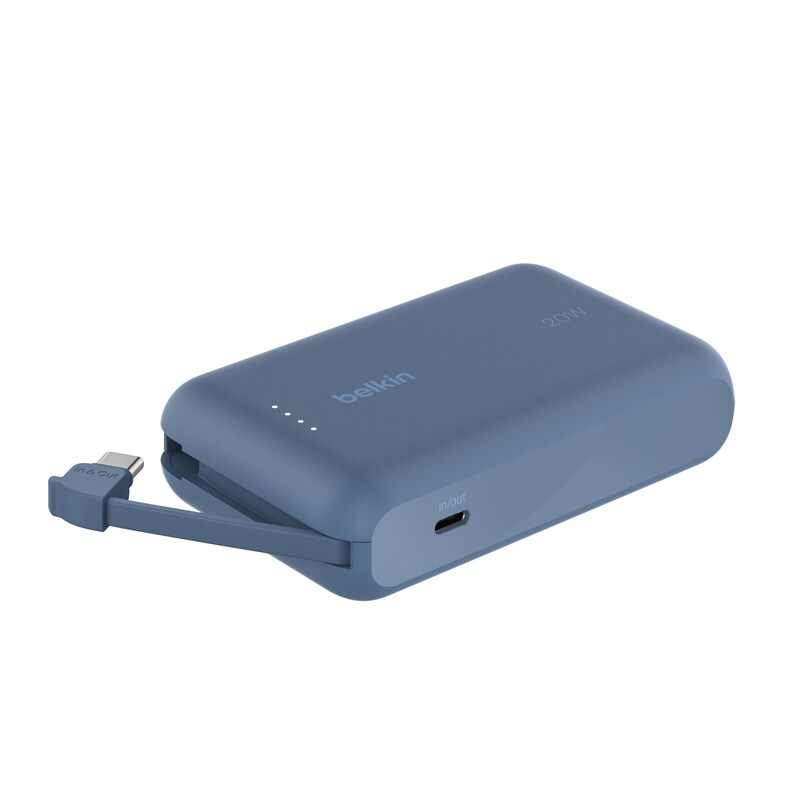 Belkin BOOST CHARGE Powerbank, 10.000mAh, 20W Power Delivery, blau