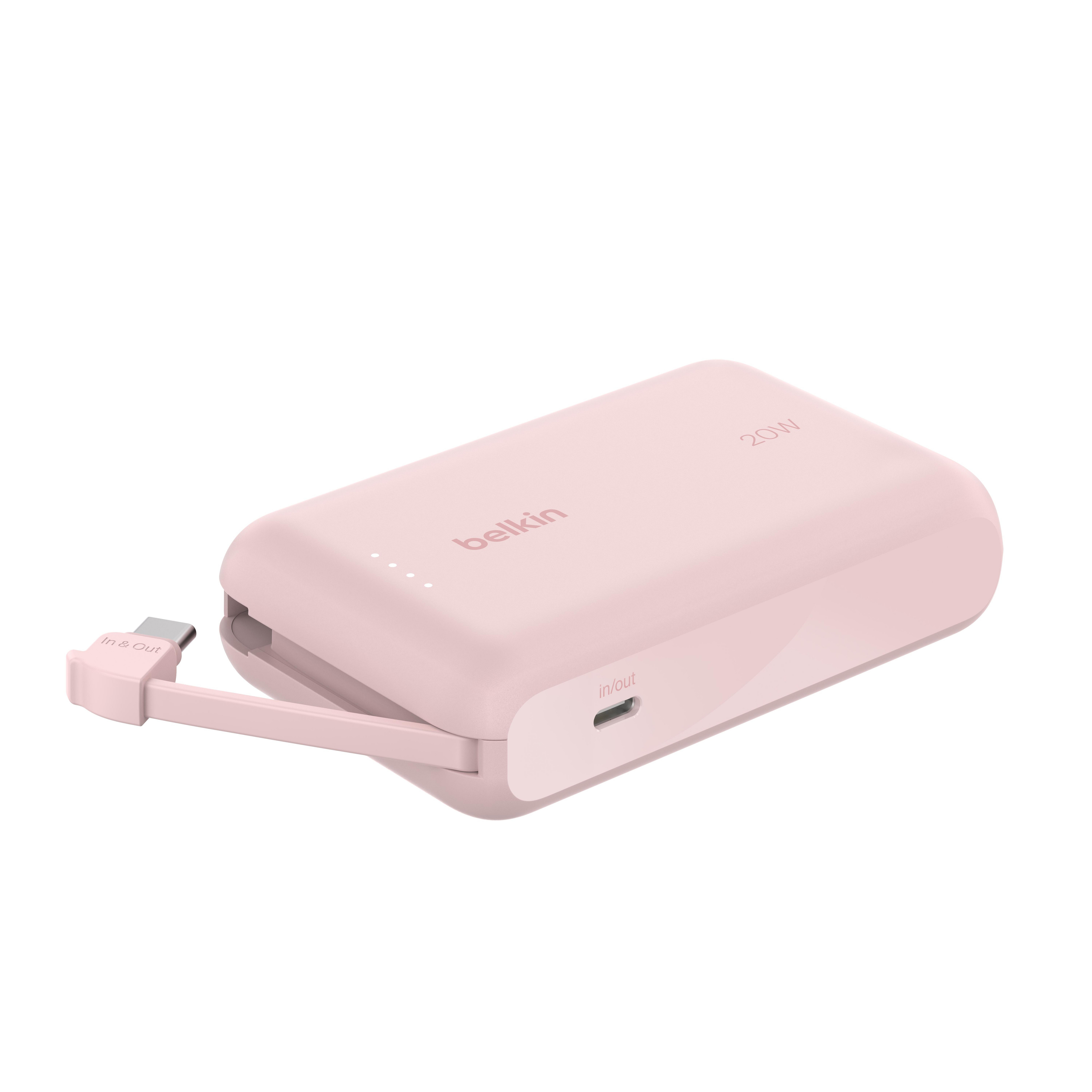 Belkin BOOST CHARGE BPB021hqPK Powerbank 10000 mAh 20 Watt Rosa