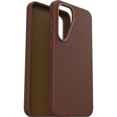OtterBox Symmetry Cactus Leather Case für Samsung Galaxy S25+ Rich Adove brown