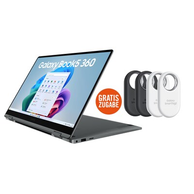 Samsung  Galaxy Book5 360 15″ AMOLED Ultra 5 226V 16GB/512GB SSD Win11 Copilot+PC + 4x SmartTag2 | 08806097002130