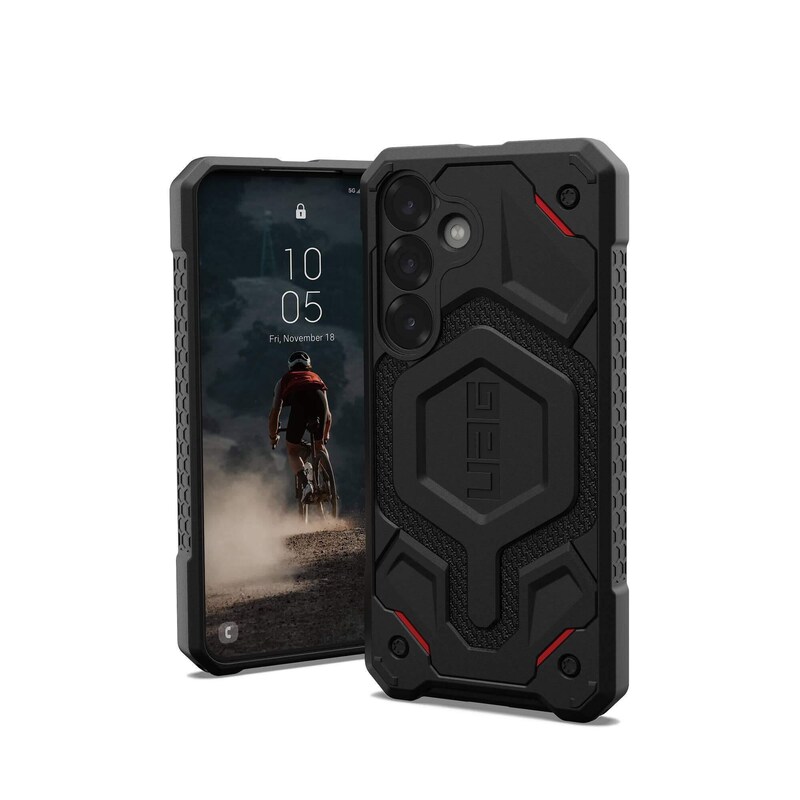 Monarch günstig Kaufen-UAG Urban Armor Gear Monarch Pro Case mit Magnet-Modul Samsung Galaxy S25 kevlar schwarz. UAG Urban Armor Gear Monarch Pro Case mit Magnet-Modul Samsung Galaxy S25 kevlar schwarz <![CDATA[• Farbe: Schwarz, kompatibel zu Galaxy S25 • Backcover aus TPU • Be