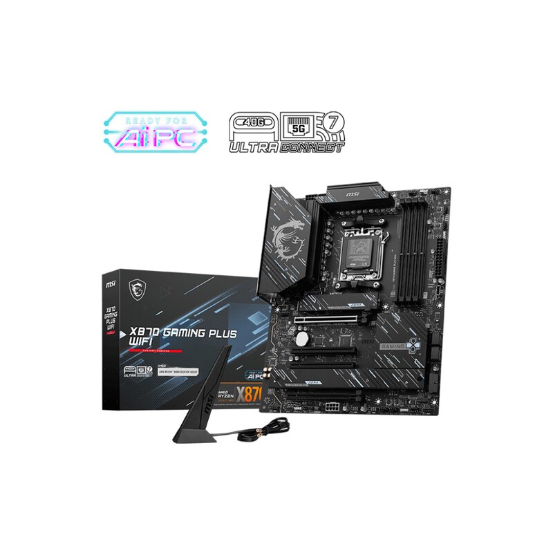 MSI X870 GAMING PLUS WIFI ATX Mainboard Sockel AM5