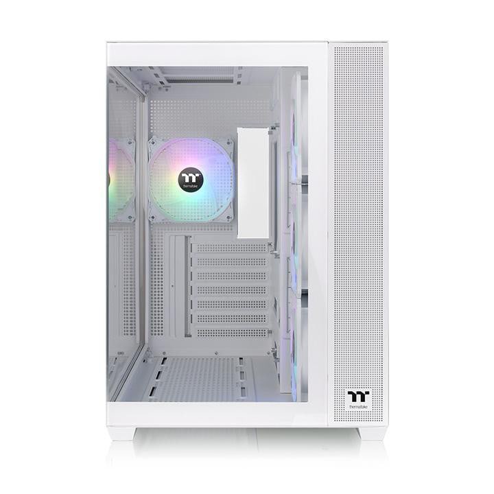 THERMALTAKE View 380 TG ARGB Mid Tower ATX Gehäuse Sichtfenster snow white