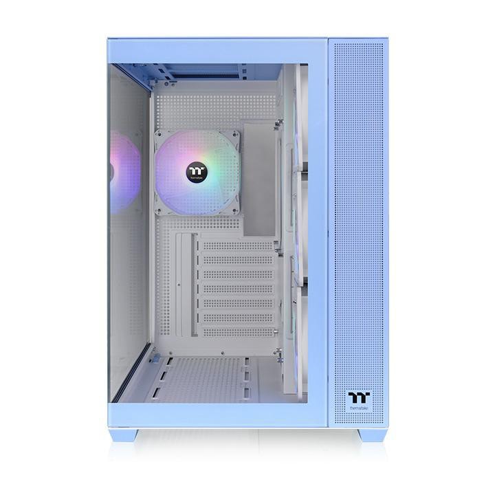 THERMALTAKE View 380 TG ARGB Mid Tower ATX Gehäuse Sichtfenster hydragena blue