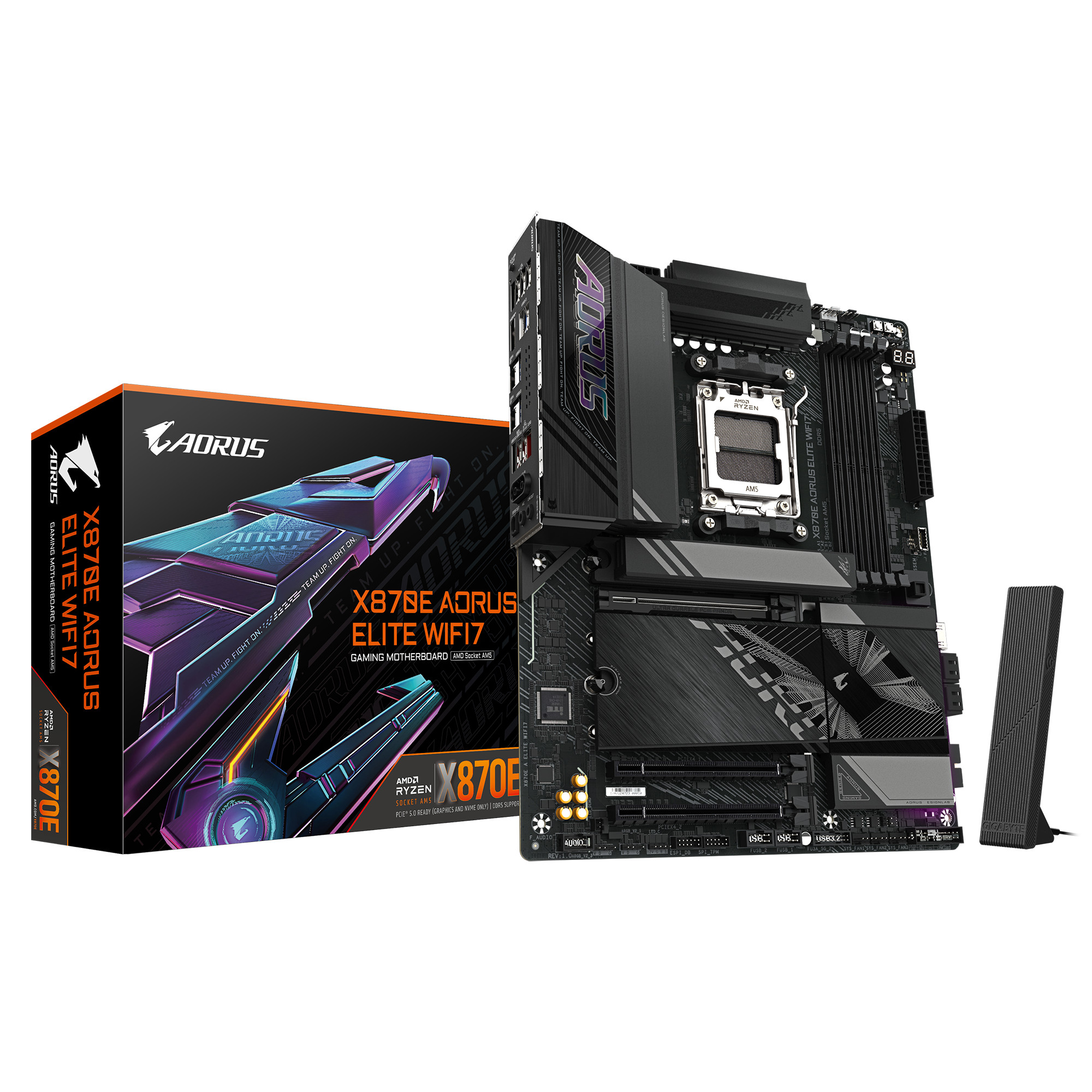 GIGABYTE X870E AORUS ELITE WIFI7 ATX Mainboard - Sockel AM5