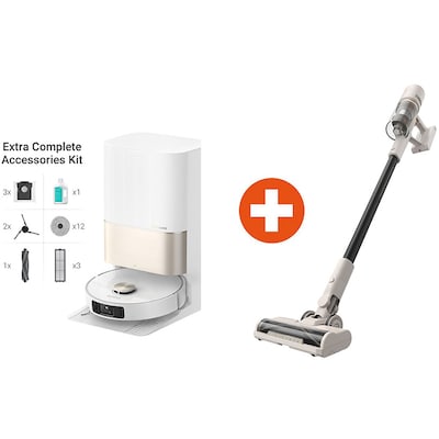Image of Bundle Dreame X40 Ultra Complete Saugroboter mit Wischfunktion + Dreame U10 Akku-Staubsauger