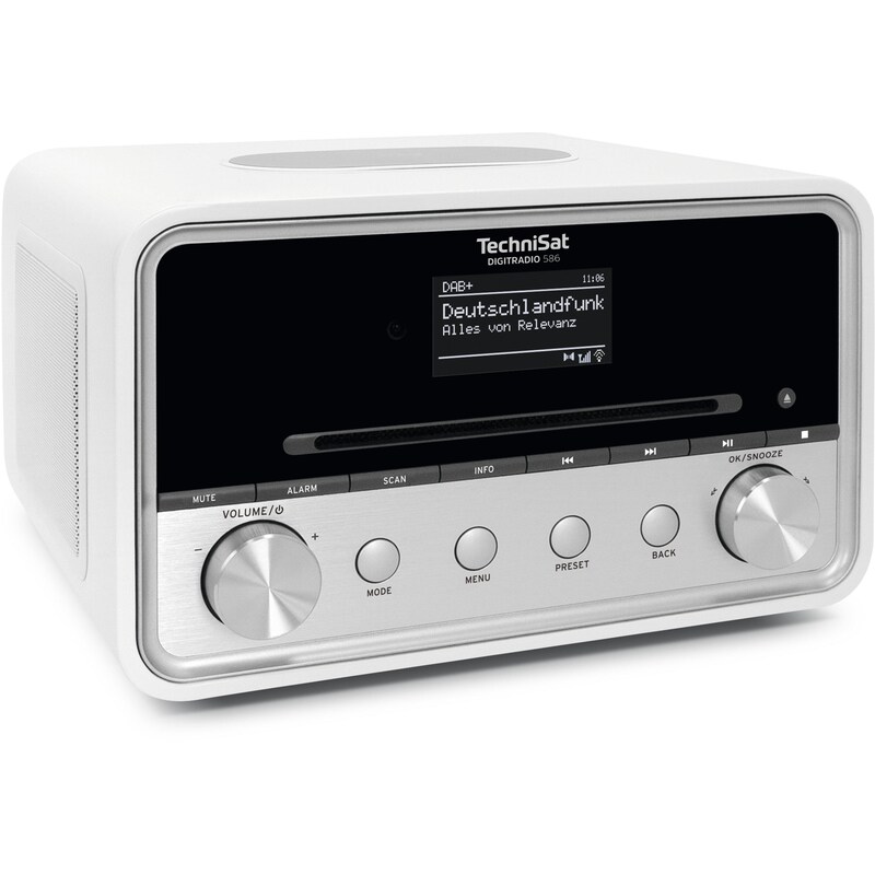 TechniSat DIGITRADIO 586 DAB+ Radio weiß / silber