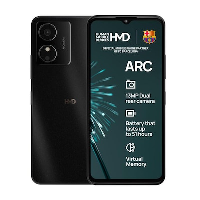 HMD Arc 4/64 GB Shadow Black 16,6 cm (6,52") Android 14 Smartphone