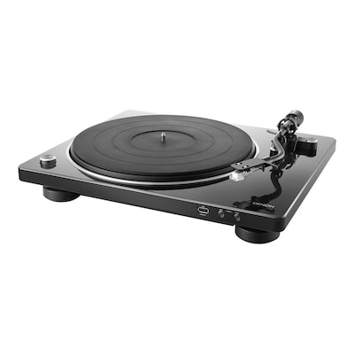 Denon DP-450USB Plattenspieler mit Riemenantrieb schwarz