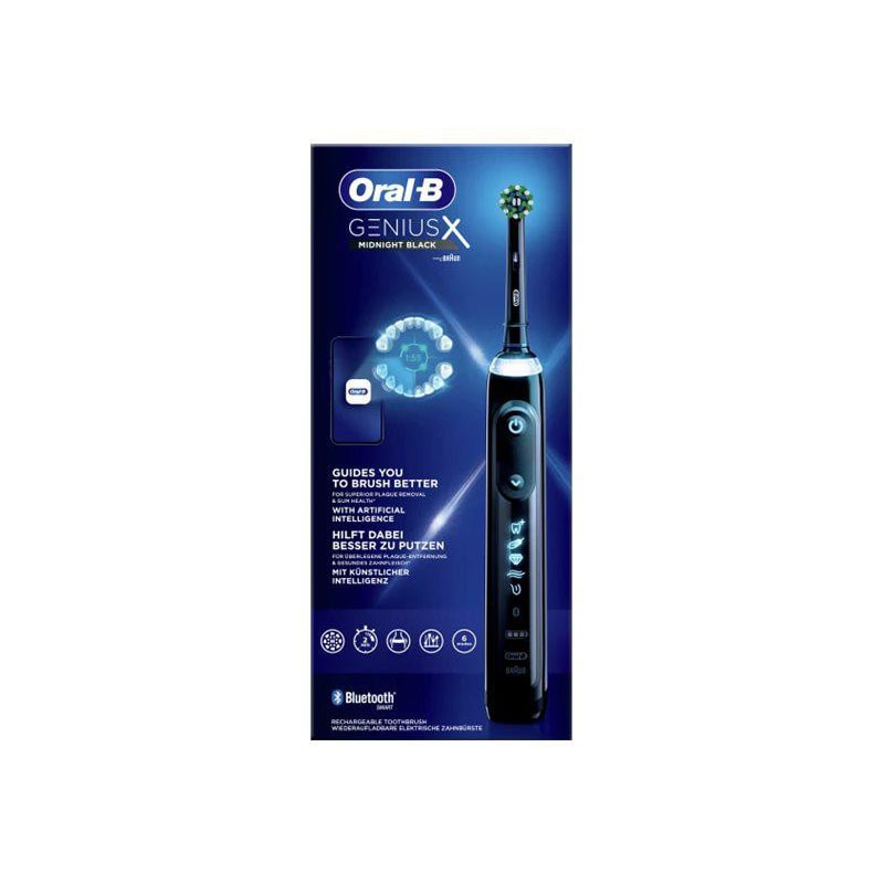 Oral-B Genius X - Zahnbürste - Mitternachtschwarz