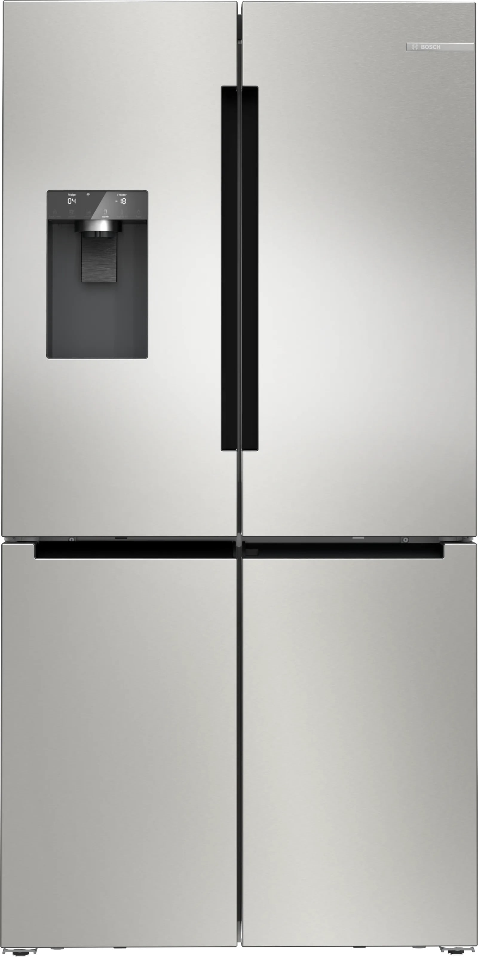 Bosch KFD96APEA Serie 6 Side-by-Side Kühlschrank (Multi-Door/French-Door Style) 183 cm Höhe EEK E Crushed Ice/ Eiswürfel/ Wasser-Spender