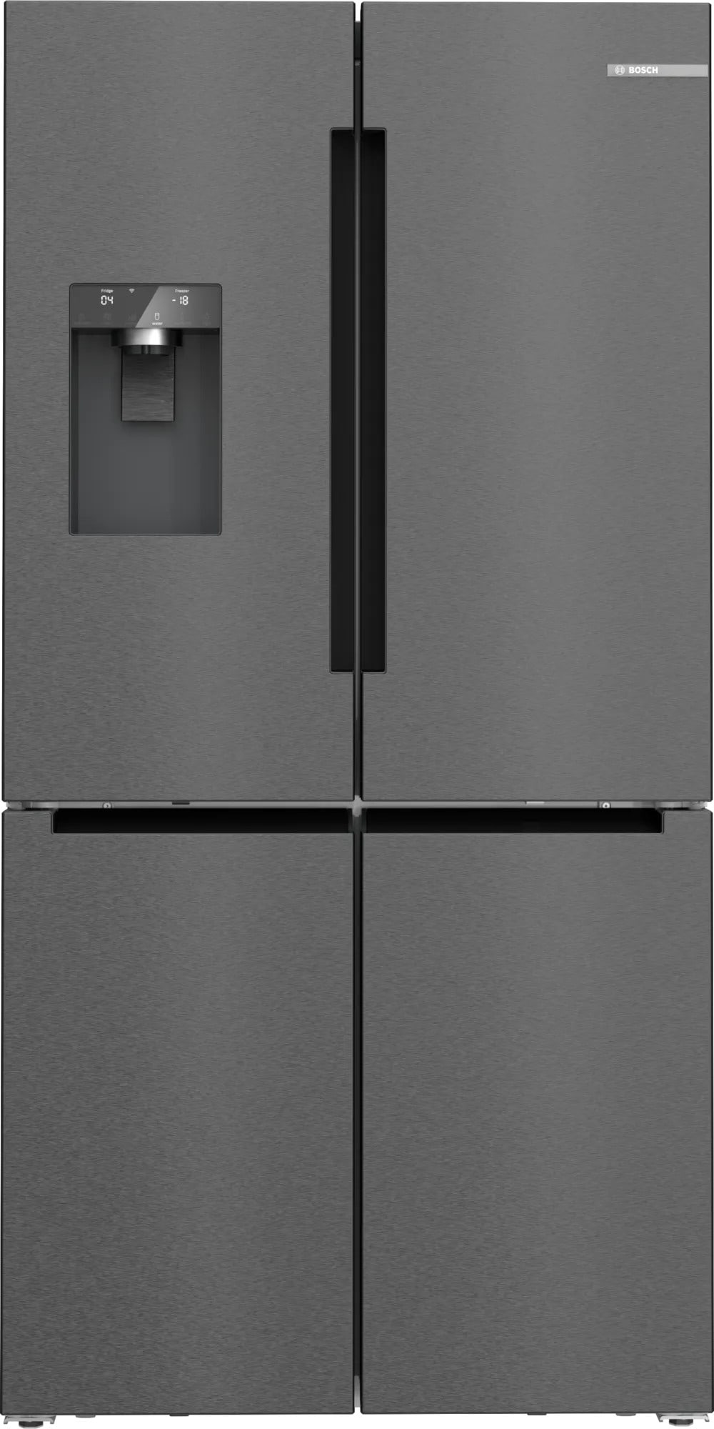 Bosch KFI96AXEA Serie 6 Side-by-Side Kühlschrank (Multi-Door/French-Door Style) 183 cm Höhe EEK E Crushed Ice/ Eiswürfel/ Wasser-Spender