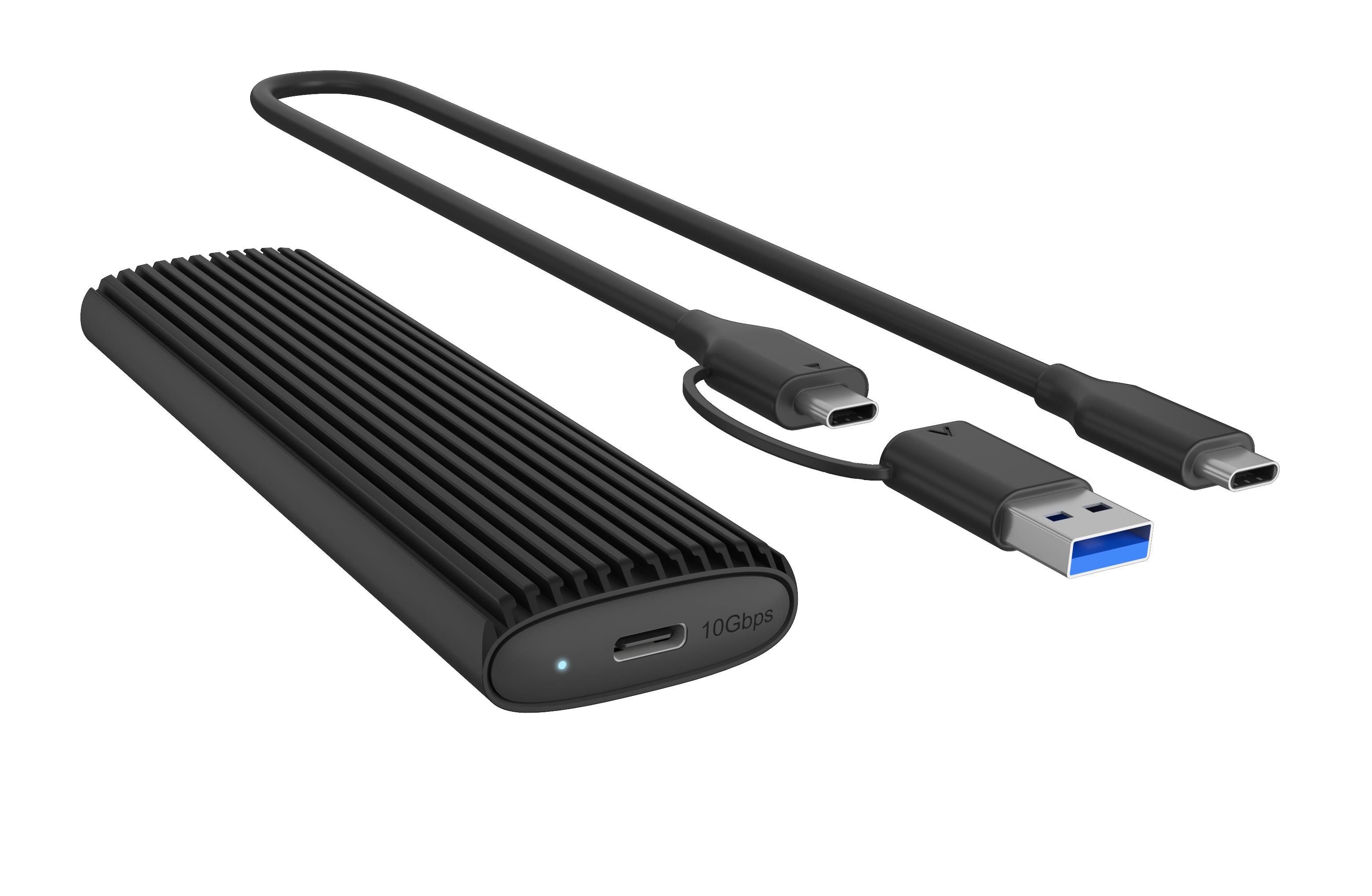 RaidSonic Icy Box IB-1808MCT-CU31 NVMe SSD USB 3.2 Type-C Gehäuse schwarz