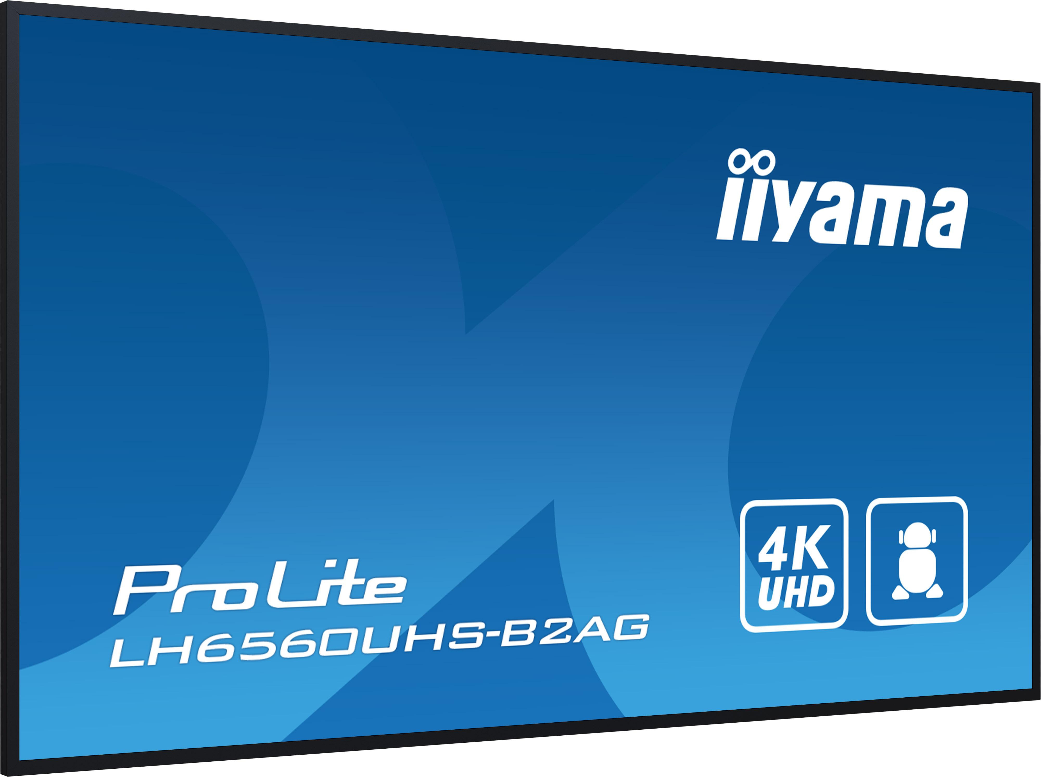 iiyama ProLite LH6560UHS-B2AG 164cm (64.5") 4K UHD Monitor