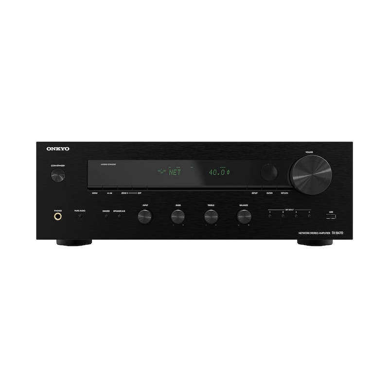 Onkyo TX-8470 Hi-Fi Netzwerk-Stereo-Receiver schwarz