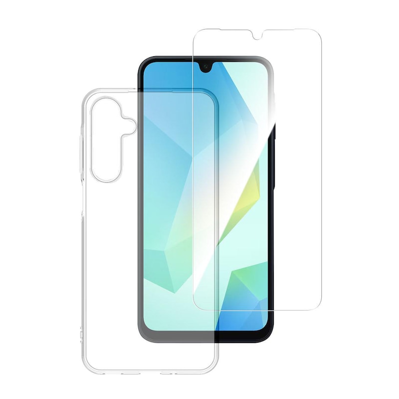 4smarts 360° Protection Set für Samsung Galaxy A16, transparent