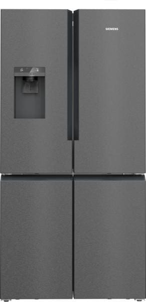 Siemens KF96DPXEA iQ700 Side-by-Side Kühlschrank (French-Door Style) 183 cm Höhe EEK E Crushed Ice/ Eiswürfel/ Wasser-Spender