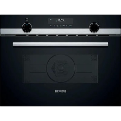 Siemens CM585AGS1 iQ500 Einbau-Mikrowelle schwarz/edelstahl