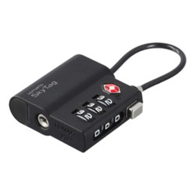 4smarts Standort-Finder SkyTag TSA Lock schwarz