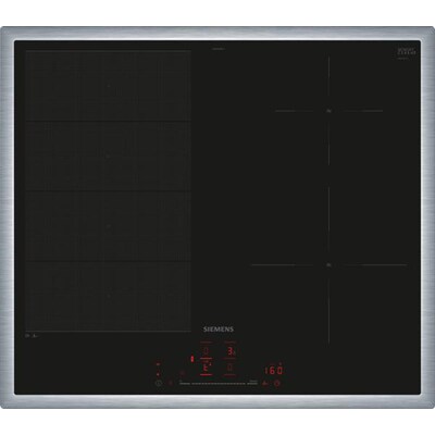 Siemens EX645HEC1E iQ700 Glaskeramik-Kochfeld, 60 cm, mit Rahmen aufliegend