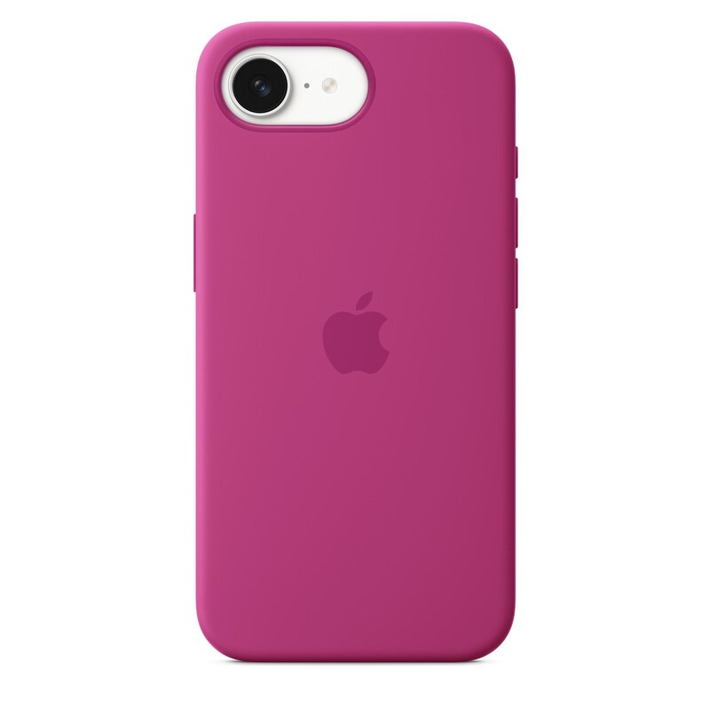 Apple iPhone 16e Silikon Case fuchsia