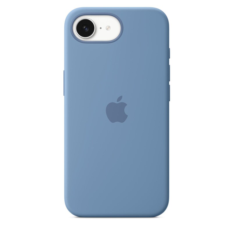 Apple iPhone 16e Silikon Case winterblau